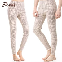 Top dưa top pants quần mùa thu màu cotton dày cộng với nhung nam nữ quần ấm đôi cotton cotton ấm quần - Quần nóng lên quần legging hàn quốc