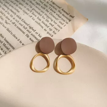 Серьги, маленькие дизайн серьги-клипсы, тренд сезона