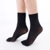 Vớ hai ngón tay Tất nam và nữ vớ lụa ngắn Vớ hai ngón Tất vớ ngón chân Vớ năm ngón mỏng spandex dâm bụt tất chân Vớ