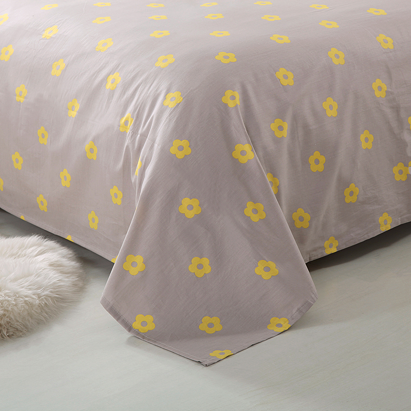 Một gia đình bốn bông Khăn gối twill bông bông tùy chỉnh ba mảnh 1.5 / 1.8m Bộ đồ giường - Bộ đồ giường bốn mảnh gối mền 2 trong 1