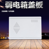 Multimedia Weak Electric Box Cover Plate Collector Wire Box ABS Plastic Cover Home Optical Fiber Entry Information Box Panel Lid