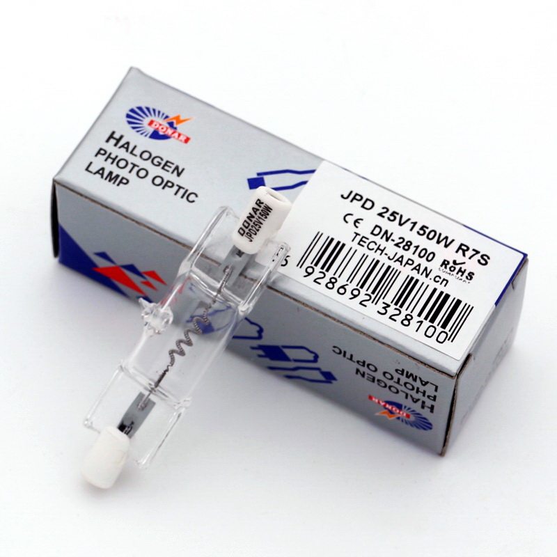JPD-25V150W Dual-end iodin tungsten tungsten tube tube R7SJPD25V-150WG1 dental surgical durable light bulb 25V