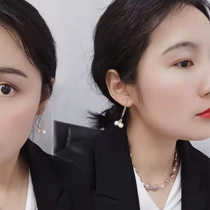 YT Studio New Baroque Purple Buttons Profiled Beads Necklace Earrings Suit Fresh Water Pearl Easywoman