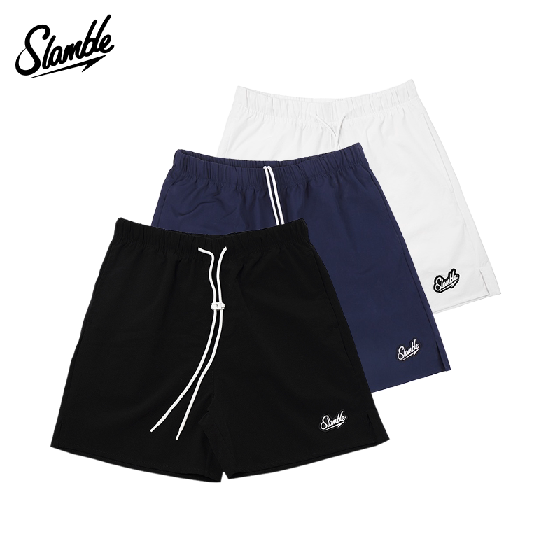 Slamble American-Style Shorts for Men, Breathable, Quick-Drying, Basketball Sports Shorts, Running Fitness Quarter-Length Shorts, Casual Slamble American-Style Shorts for Men, Breathable, Quick-Drying, Basketball Sports Shorts, Running Fitness Quarter-Length Shorts, Casual