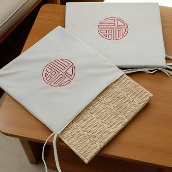 Straw cushion futon square thickened four seasons breathable home chair sofa cushion car bay window floor cushion