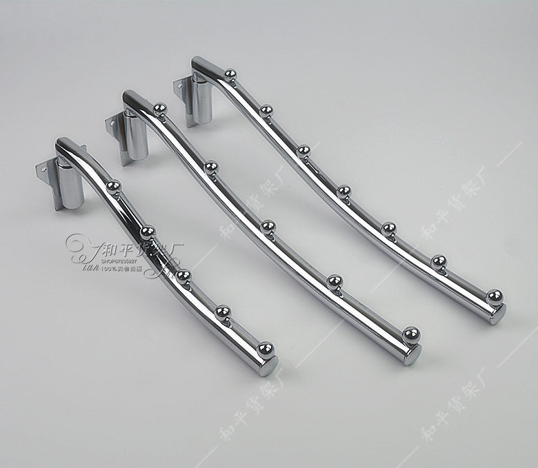 Hotel bathroom wall hanger activity hook Stainless steel swing rod cap rotating hook Hotel hook