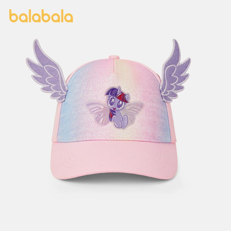 [Same Mall Brand as My Little Pony Ip] Balabala Children's Hat Girls' Baseball Cap Sunshade Fantasy Princess