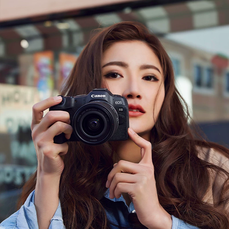 Spot Canon EOS R8 полнокадровая беззеркальная камера с антишумом 6K видео влог HD R8 специальный набор микрорRF2450