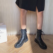 Ingléen Wind Martin boots Women 2020 Spring Summer thick bottom of the box Womens 100 hitch lap single boots thin short boots woman