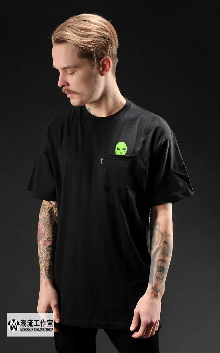 Футболка коротким рукавом RIPNDIP для пары, модная молодежная стильная одежда