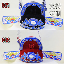 Champion hat headgear Chinese wedding bridegroom hat studio props horse hat drama drama hat fortune God hat County official hat