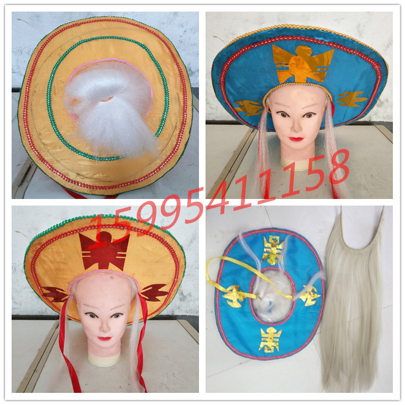Drama supplies, old fisherman, fisherman, boat, male, white beard, hat, hat, boat, paddle, bangs, chopping reef, clothing, props