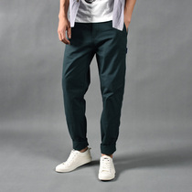 Spring and summer casual pants youth thin pants trend straight loose trousers solid color simple cloth pants Haren pants men