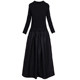 2023 Autumn/Winter New Korean Style Style Fake Two Piece Combination Mid length Slim Bottom Wool Knitted Dress for Women