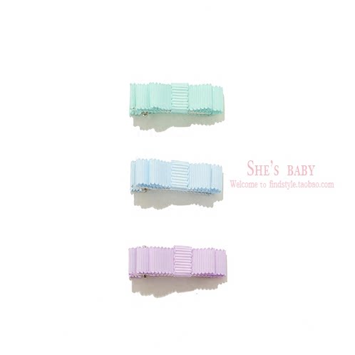 shesbaby baby ice cream baby girl side clip Alyssa Chia's daughter 咘咘 the same Korean small hairpin hair accessories