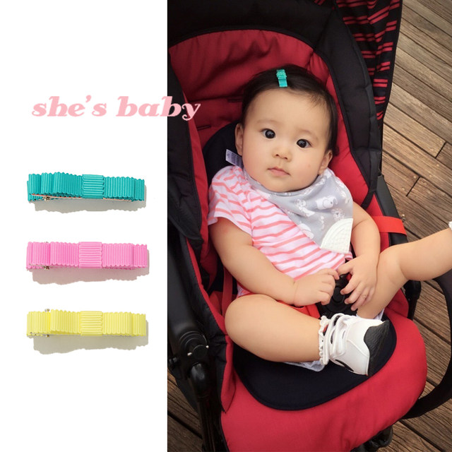 shesbaby baby ice cream baby girl side clip Alyssa Chia's daughter 咘咘 the same Korean small hairpin hair accessories