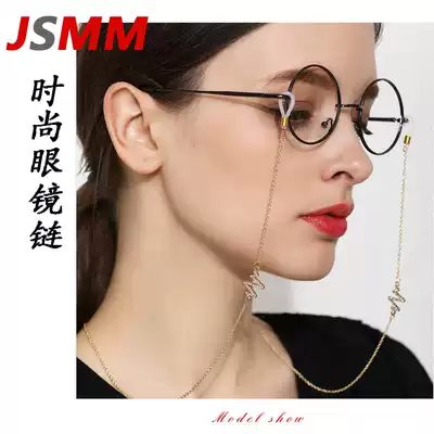 Glasses chain female neck vintage Lolita glasses chain net red lanyard non-slip fashion eyes sun glasses with chain