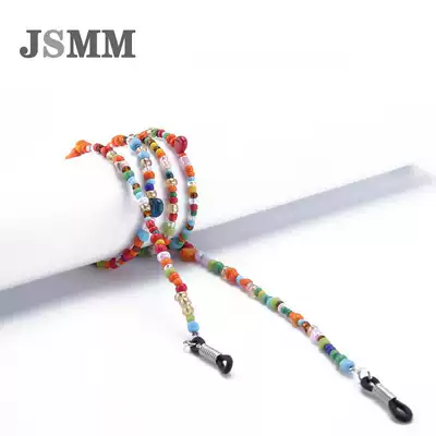 Glasses chain hanging neck retro Lolita women Simple Men fashion decoration with Pearl non-slip lanyard eye chain