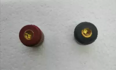 555 type terminal block copper core cap M8 inverter terminal block Power terminal block red and black