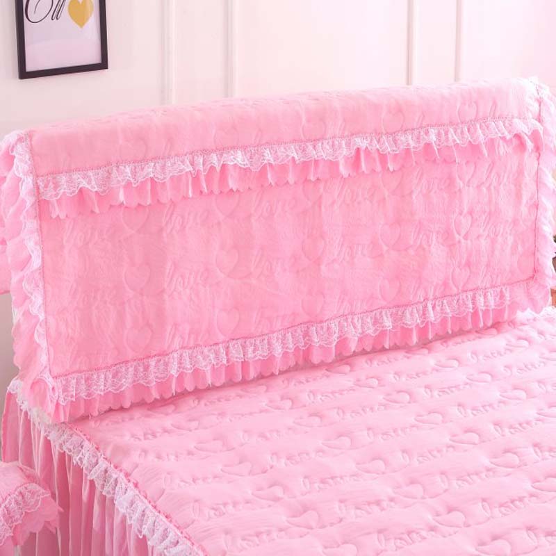 Korean version Princess clamping cotton thickened elastic all-bag headboard headboard headbed headboard leather headboard protective cover cloth art