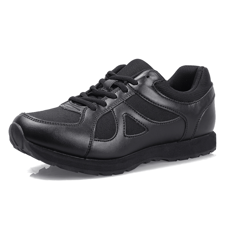 New low-top summer combat training shoes men's black rubber shoes liberation shoes breathable fire training ultra-light running shoes men