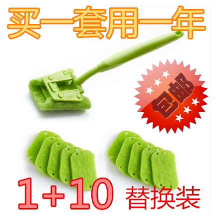 Strong decontamination brush that does not hurt hands plus replacement 10-piece combination (savvy housewife's choice)