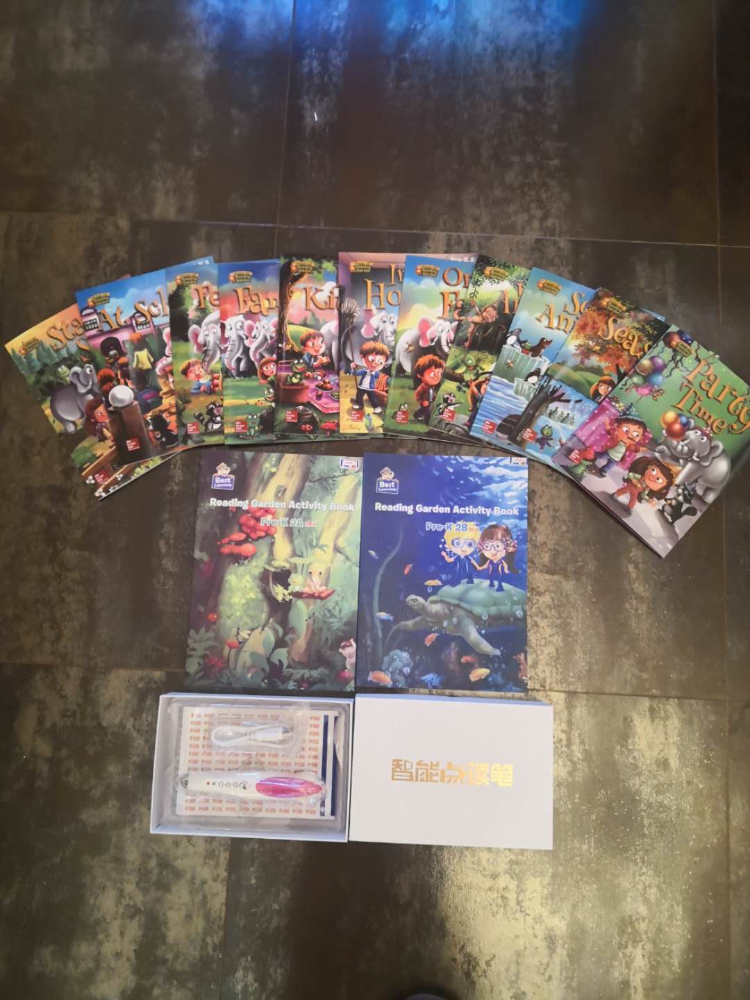 Belle subject English PK2 teaching material Xiaoda people point reading pen