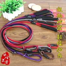 Excellent quality pet nylon P chain leash dog rope walking dog rope home training accompanying husky border pastoral golden rope