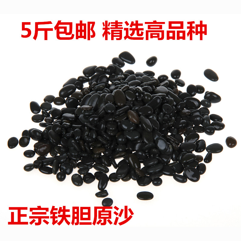 Fish tank landscaping bottom sand aquarium decorative sand stone turtle tank black pearl black iron bile sand natural river sand