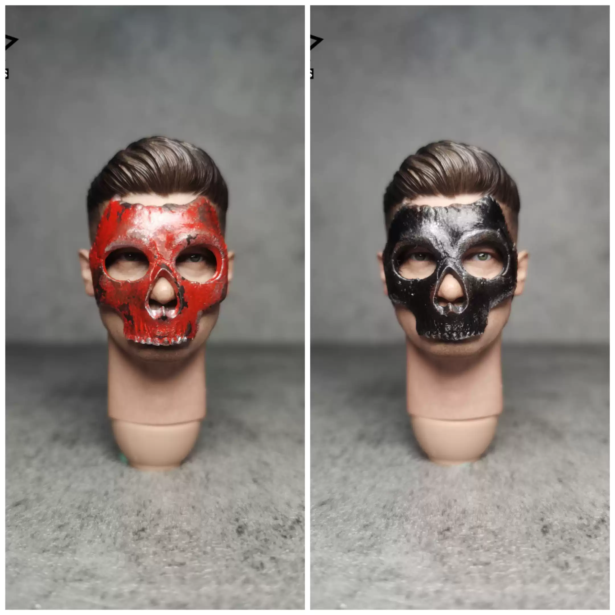 现货-1/6男女兵人使命召唤幽灵骷髅面具军事废土风配件3Atoys, image size:2160x2160