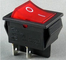 Open Shanghai Yongxing Boat Switch KCD2-21NC 16A 4 feet 2 gears with light KCD4 rocker open