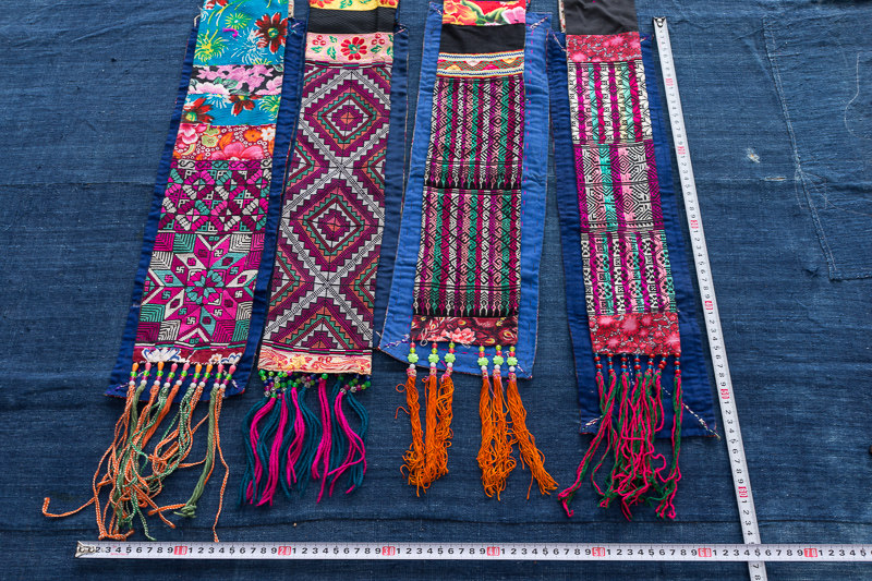 Silk thread old embroidery number yarn embroidery embroidery strip bag head hat a price