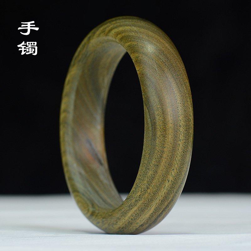 Blood Sandalwood Green Sandalwood Imperial Concubine Bracelet Black Sandalwood Women's Bracelet Simple and Stylish Student Health Wooden Bracelet Birthday Couple Gift