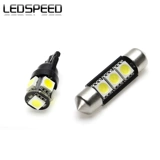 Модификация лицензионного лицензии светодиодного автомобиля T10 Двойная универсальная лампочка W5W Высокая температура высокая температура.