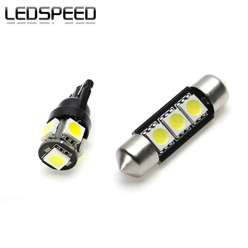 Модификация лицензионного лицензии светодиодного автомобиля T10 Двойная универсальная лампочка W5W Высокая температура высокая температура.