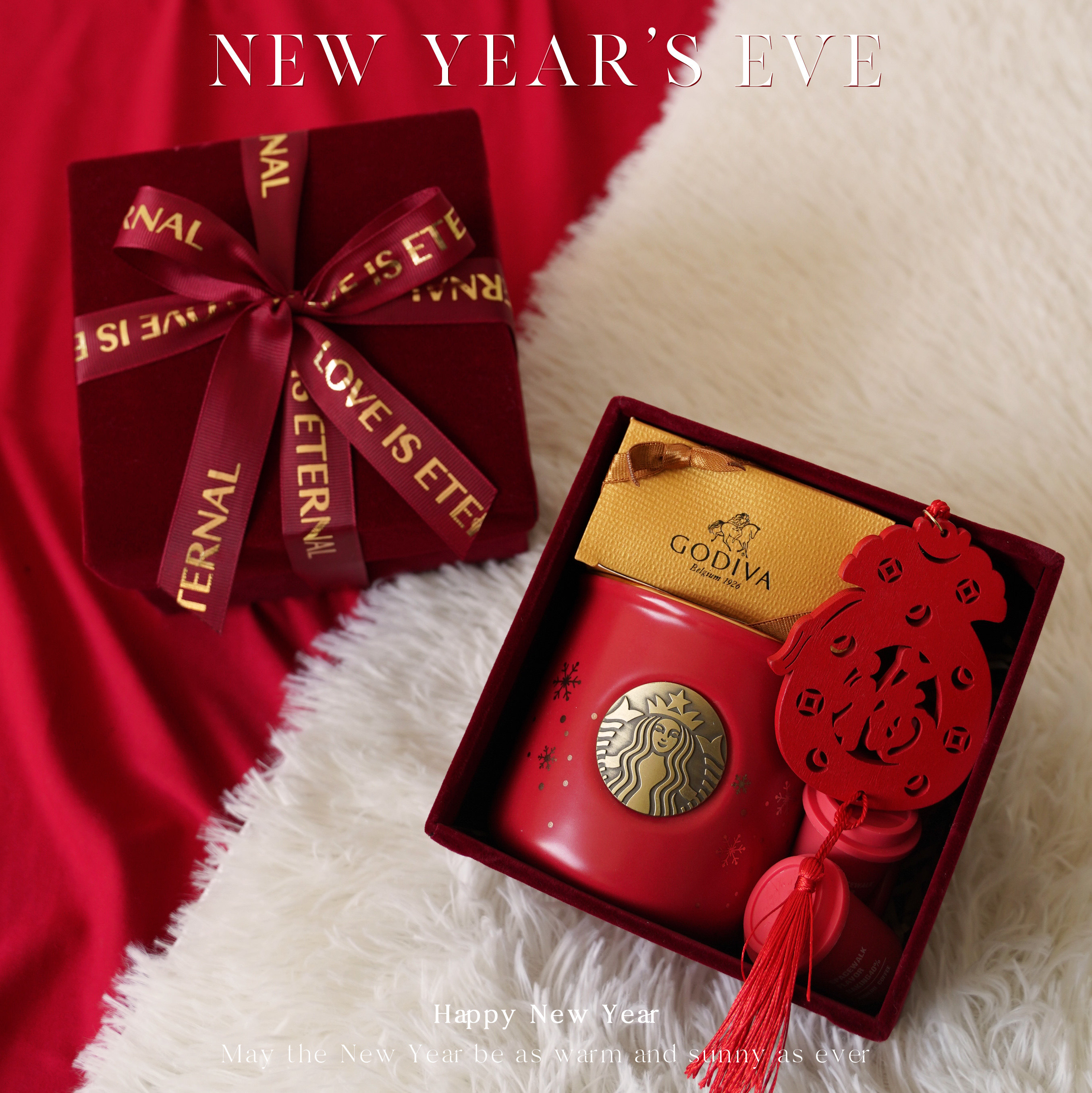 Starbucks Cup New Year Company Annual Meeting Gifts for Employees Creative Small Gifts Enterprise Business Accompanying Gift Box