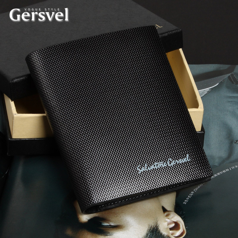 New Diamond Tattoo Bull Leather Men Short and Vertical Purse Men Money Clip Men's Style Leather Wallet Wallet Fashion Trends