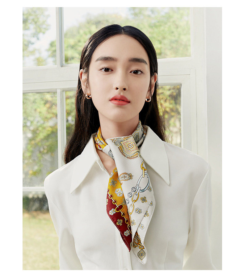 Все выгода весна новые товары шелк шарфы модный, подходит ко всему дары двухсторонняя печать среди цветов полотенце Плевать      