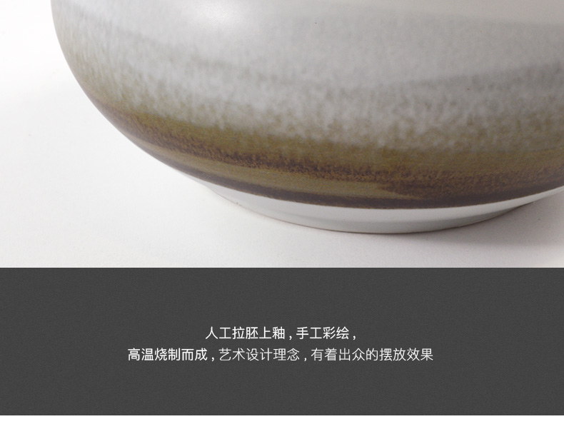 New Chinese style household act the role ofing is tasted furnishing articles ceramic art BeiZi the storage tank floor decoration example room living room window