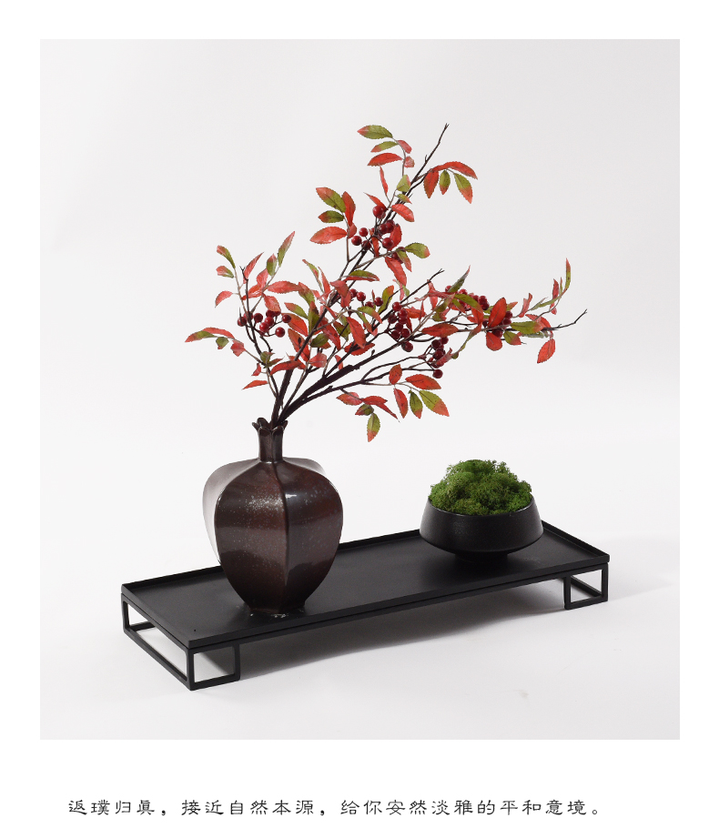 Simulation flower miniascape of the sitting room porch ceramic household designers green plant furnishing articles new Chinese zen soft decoration