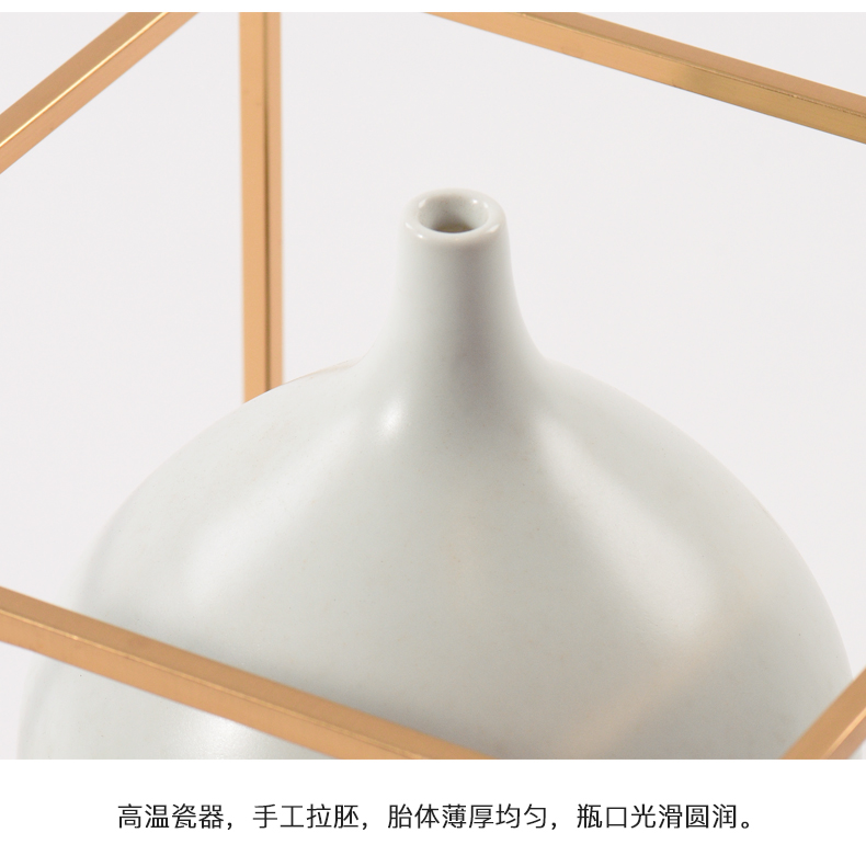 New Chinese style home furnishing articles sitting room window flower implement household act the role ofing is tasted tea table desktop ceramic vases, soft outfit decoration