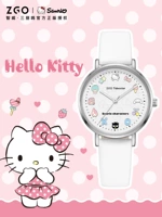 Sanrio, hello kitty, детские часы, водонепроницаемые кварцевые часы, женский стиль, для средней школы