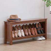 In the door you can sit and change the shoes stool into the house ultra-thin and wear the shoe stool brief modern strip stool wood ultra narrow 20cm