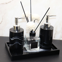 Hotel hand sanitizer bottle pressing Bathroom soap dispenser Shower gel Shampoo bottle Empty bottle Lotion sub-bottle European style