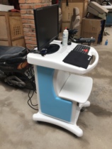 Medical workstation trolley colposcopy transcranial breast and other medical ABS workstation pulley computer push