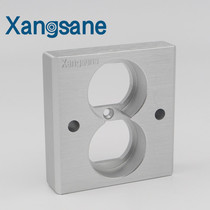  20MM thick Xangsane Xiangshen pure aluminum alloy panel American standard socket core home improvement wall plug terminal