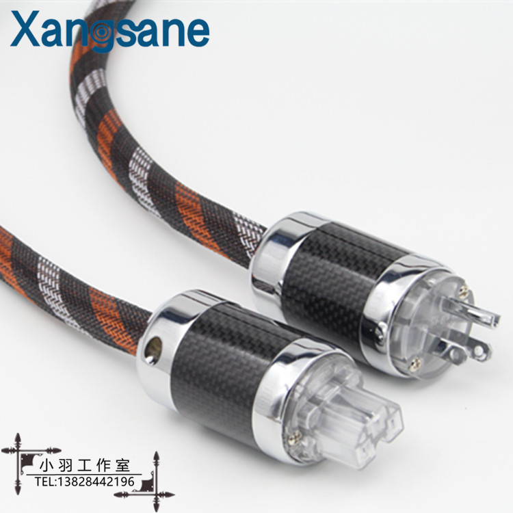 Hair Burning Grade West Power Power Cord American Benchmark Hifi Power Cord No Oxygen Copper Antique Liner Machine Sound Power