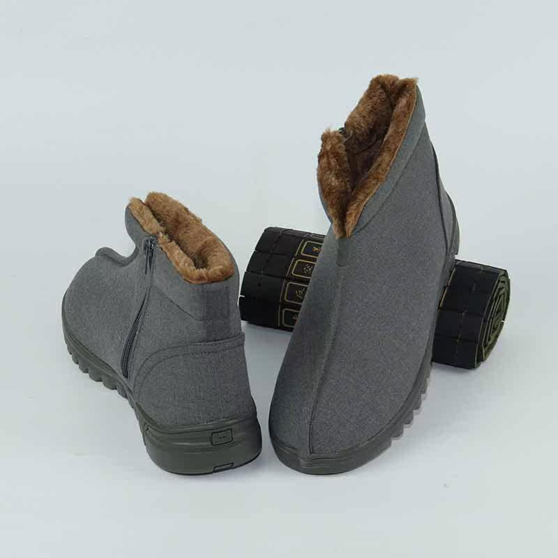 Plus velvet thickened high tube cold-proof warm monk boots lay shoes