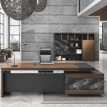 Boss table Presidents desk modern managers desk simple bosss desk big class single bosss desk