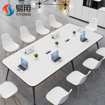 Conference table long table simple modern office furniture size conference room reception negotiation table long table and chair combination